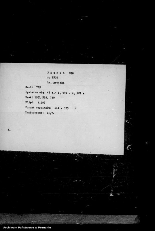 Obraz 2 z jednostki "Inscriptiones, relationes, decreta [inducta]"