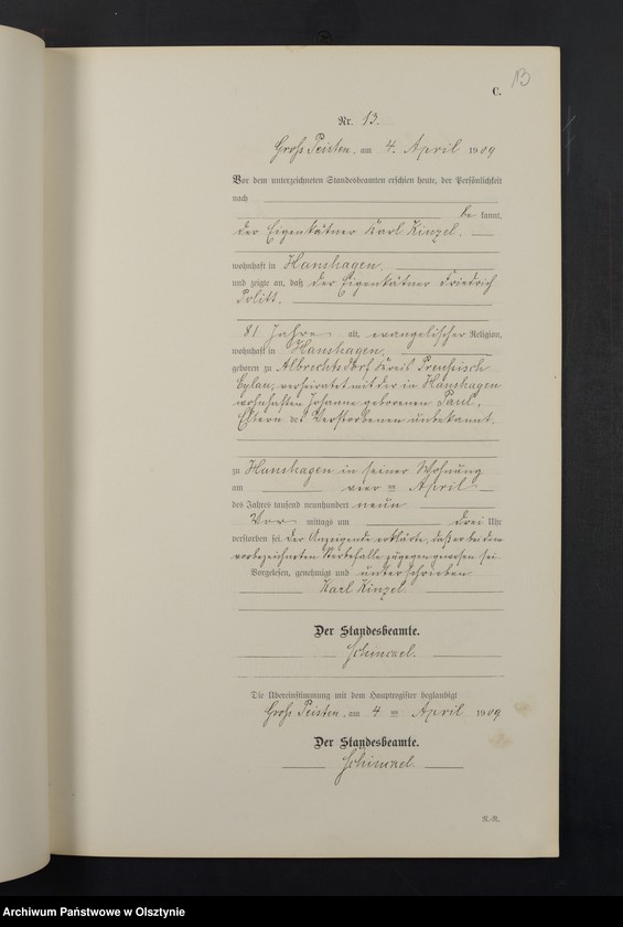 image.from.unit.number "Sterbe-Neben-Register Nr 1 - 34"