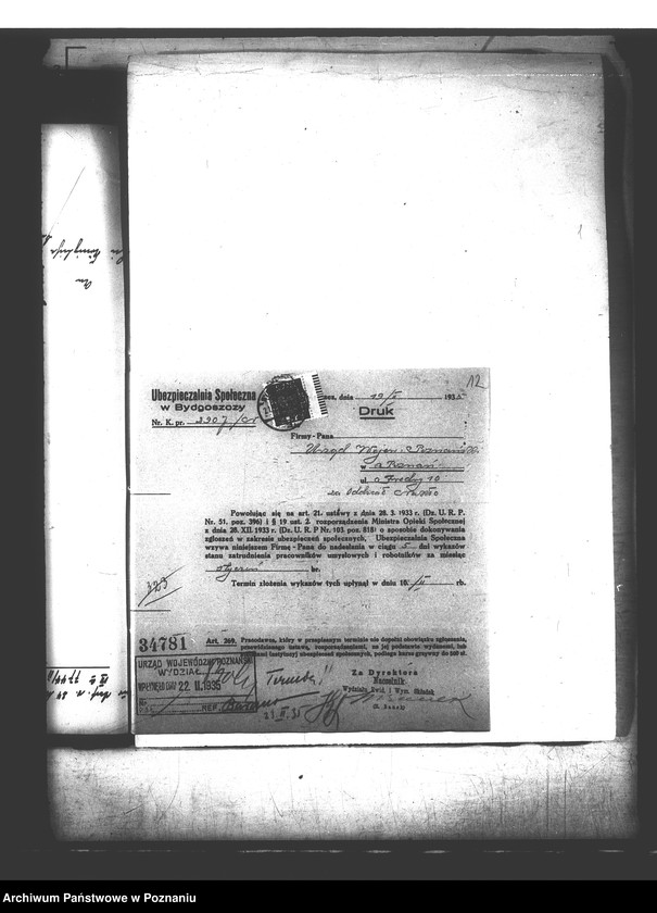 Obraz 16 z jednostki "Sprawy różne"