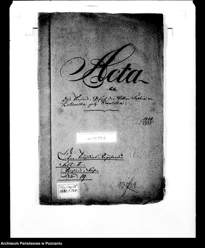 Obraz 4 z jednostki "Das Pensionsgesuch der Witwe Sophie von Zołtowska geborene Kowalska."