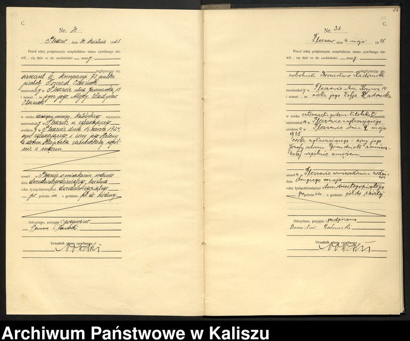 Obraz 19 z jednostki "[Księga zgonów]"