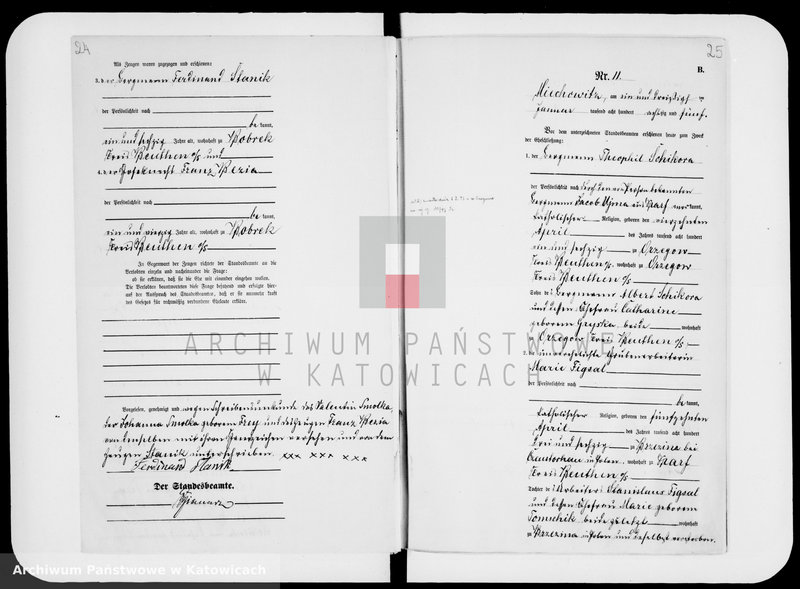 image.from.unit.number "Księga małżeństw za rok 1885 [nr 1 - 88]"