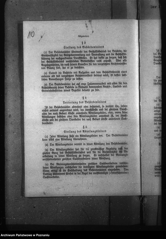 Obraz 14 z jednostki "Geschäftsordnung Abt. II a (i podział czynności)"