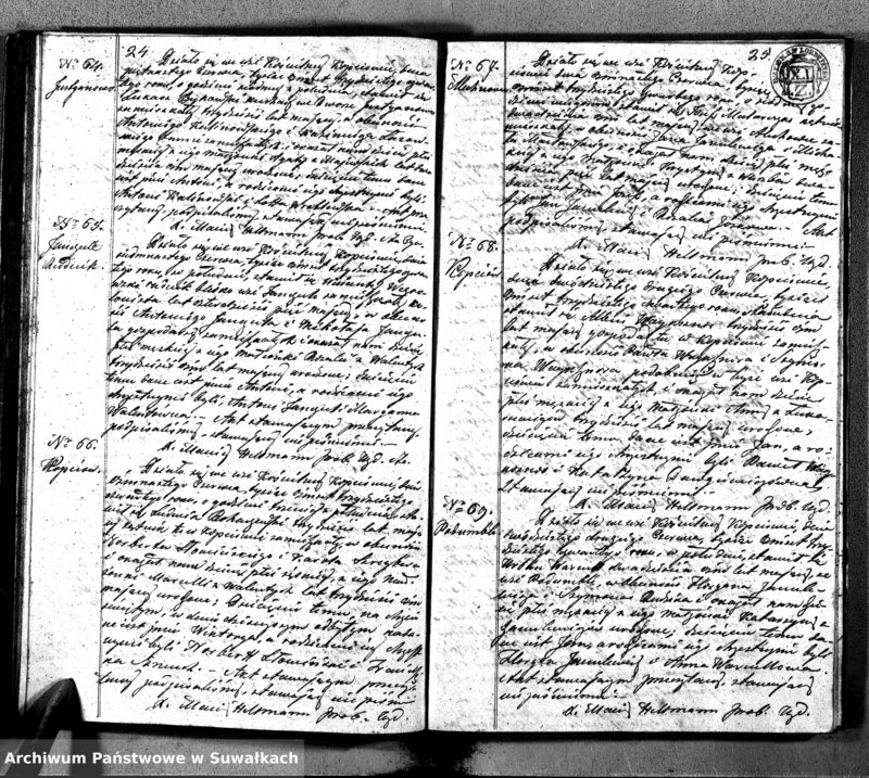 image.from.unit.number "Duplikat Aktów Urodzonych, Zaślubionych i Zeszłych Kościoła Parafialnego Kopciowskiego 1834 Roku"