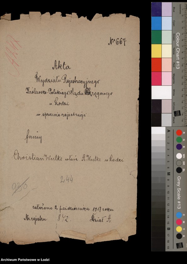 Obraz 2 z jednostki "Christian Wutke - magazyn wyrbów męskich i skład sukna"