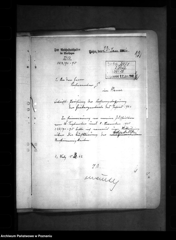 Obraz 16 z jednostki "Gräberzentrale- Mittelbewirtschaftung"