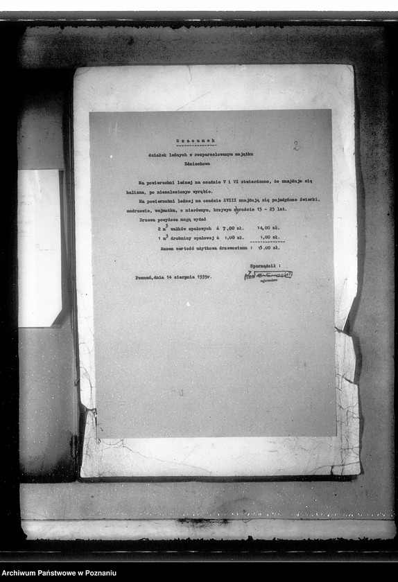 Obraz 6 z jednostki "Operat szacunkowy majątku Zdziechowo powiat gnieźnieński"