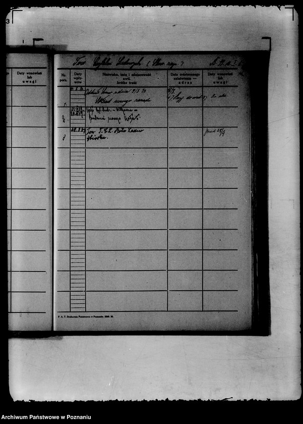 Obraz 15 z jednostki "/Spisy spraw Wydziału Społeczno-Politycznego/"