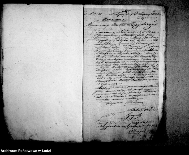 Obraz 9 z jednostki "Akta tyczące się regulacji i melioracji miasta Łodzi"