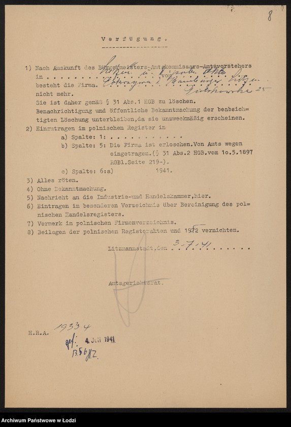 Obraz 10 z jednostki "Gerszon Pokrzywa, Berek Hamburger- sprzedaż wyrobów tekstylnych"