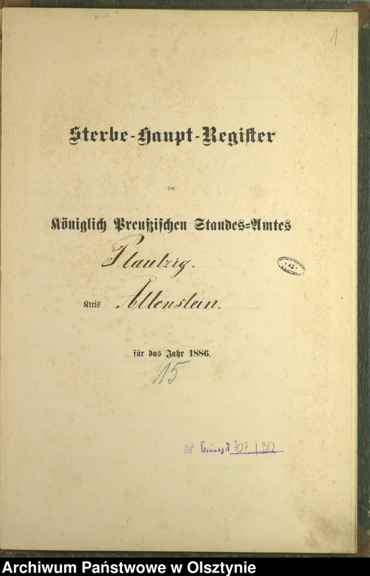 image.from.unit.number "Sterbe-Haupt-Register Nr 1 - 27"