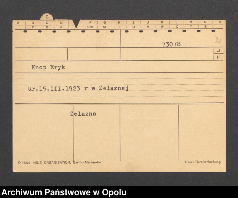 Obraz 4 z jednostki "[Wojzechowski, Reinschdorf]"