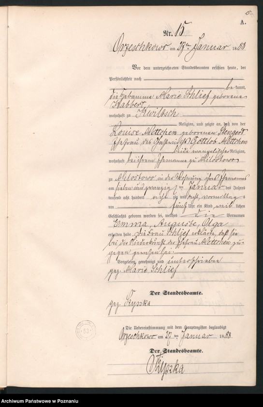 Obraz 18 z jednostki "Księga urodzeń"