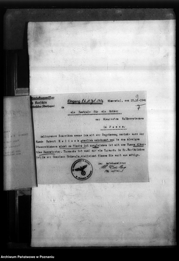 Obraz 13 z jednostki "Robert (August?) Kalisch (Rosko, powiat Chodzież"