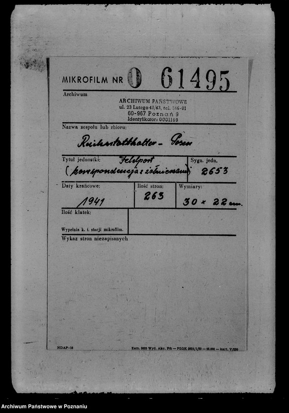 Obraz 2 z jednostki "Feldpost (korespondencja z żołnierzami)"