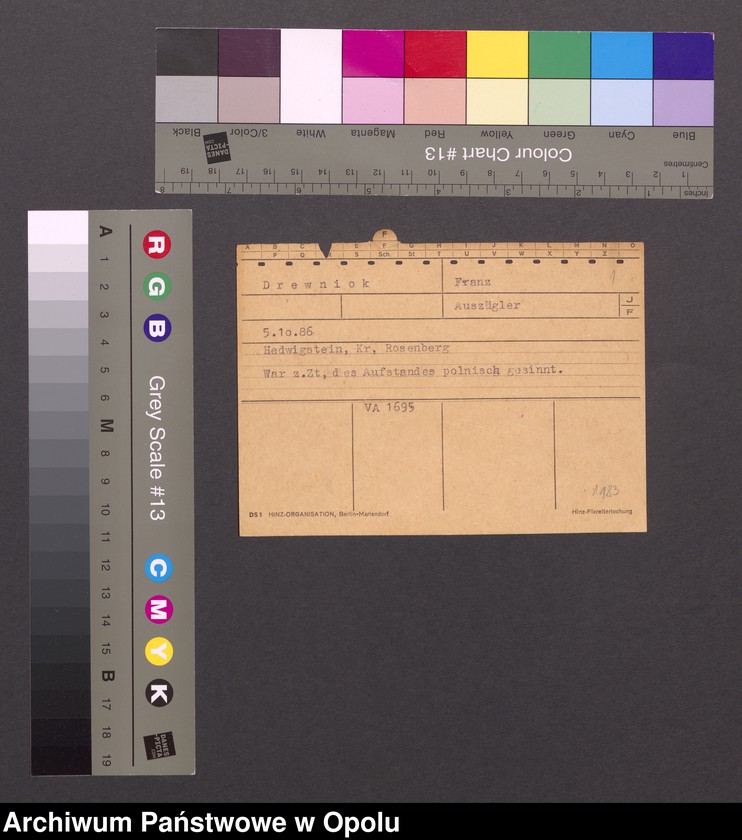 image.from.unit.number "[Drewniok Franz, ur. 5.10.1886, zam. Hedwigstein]"