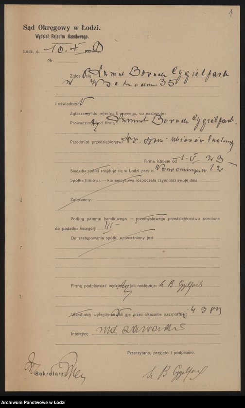 Obraz 3 z jednostki "Szmul Boruch Cygielfarb – drobna sprzedaż ubiorów ludowych"