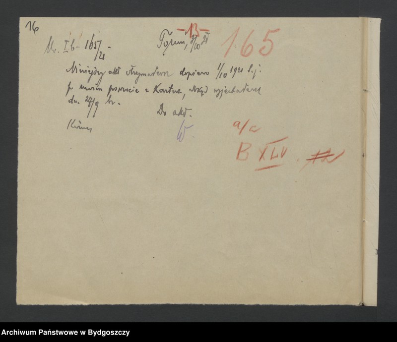 image.from.unit.number "Sprawy innych wydziałów, opracowane w Wydziale Prezydialnym. Tom II"