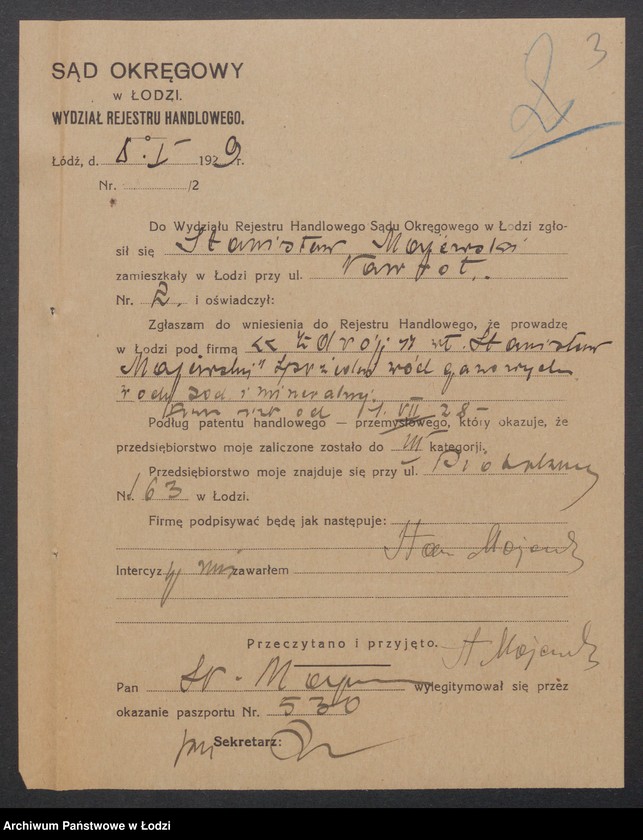 Obraz 5 z jednostki "Stanisław Majewski – sprzedaż wód gazowanych, sodowych i mineralnych „Zdrój”"