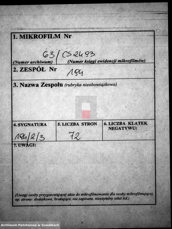 image.from.unit.number "[Dowody do akt małżeństw parafii ewang.-augsburskiej.Suwałki 1871 r.]"