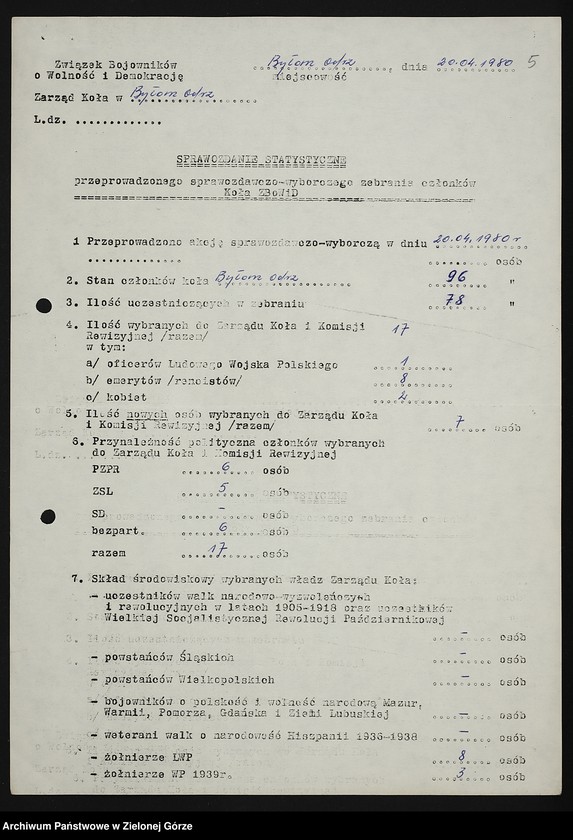 image.from.unit.number "Kampania wyborcza. Sprawozdania z przeprowadzonych zebrań sprawozdawczo-wyborczych kół miejskich (B - N)"