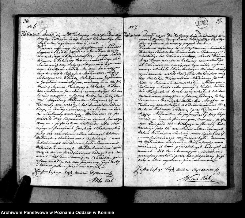 Obraz 15 z jednostki "Duplikat urodzonych, ślubów i zgonów"