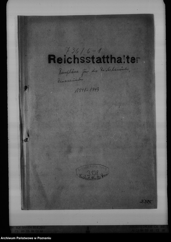 Obraz 4 z jednostki "Bauplätze für die Reichsbauämter, Finanzämter"