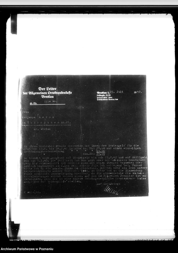 Obraz 18 z jednostki "Wochenfürsorge - fürsorgerechtliche Wochenhilfe"