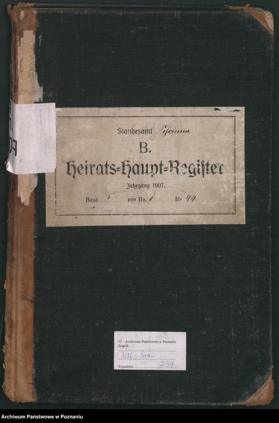 Obraz 2 z jednostki "Heirats-Haupt-Register"