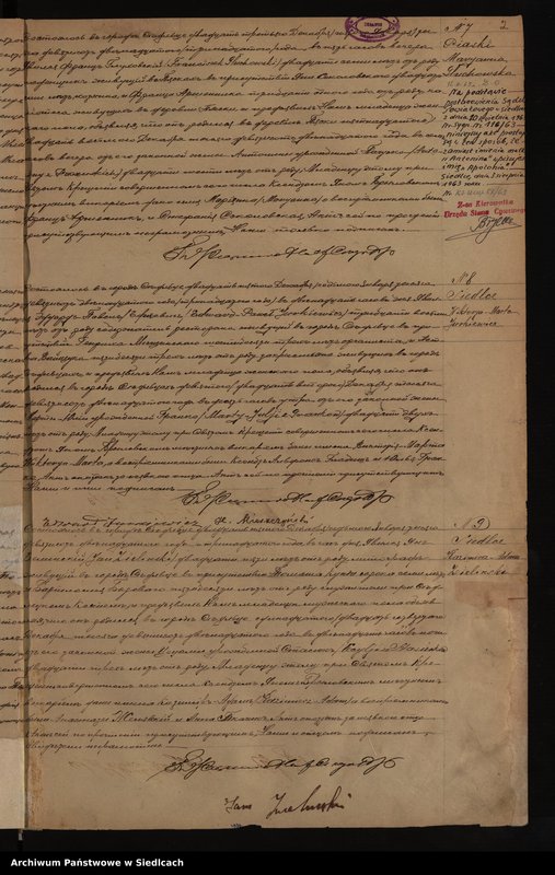 Obraz 5 z jednostki "[Akta urodzin, małżeństw i zgonów]"