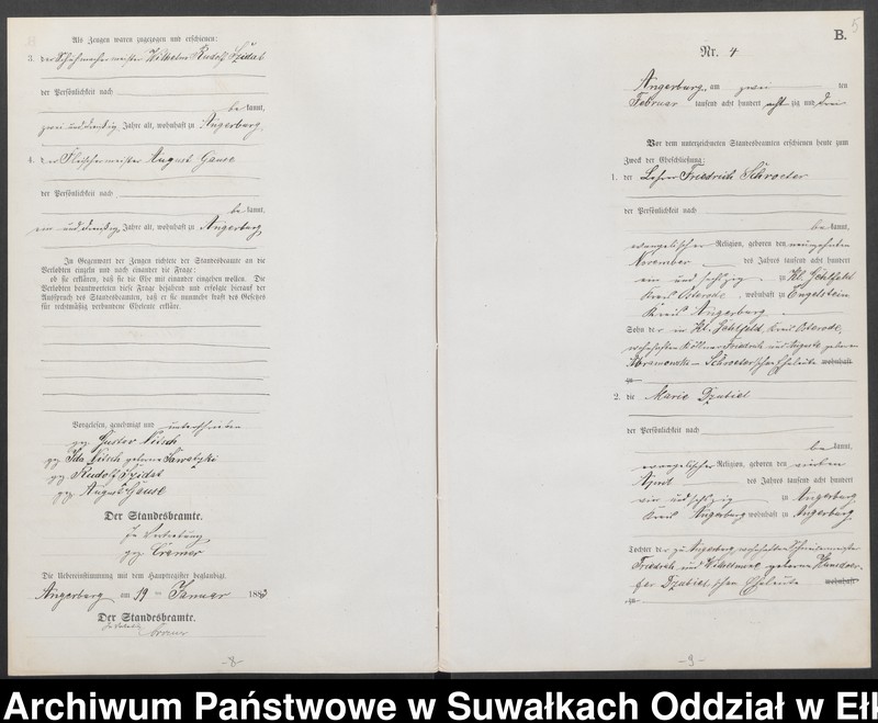image.from.unit.number "Heiraths-Neben-Register des Preussischen Standes-Amtes Angerburg Kreis Angerburg"