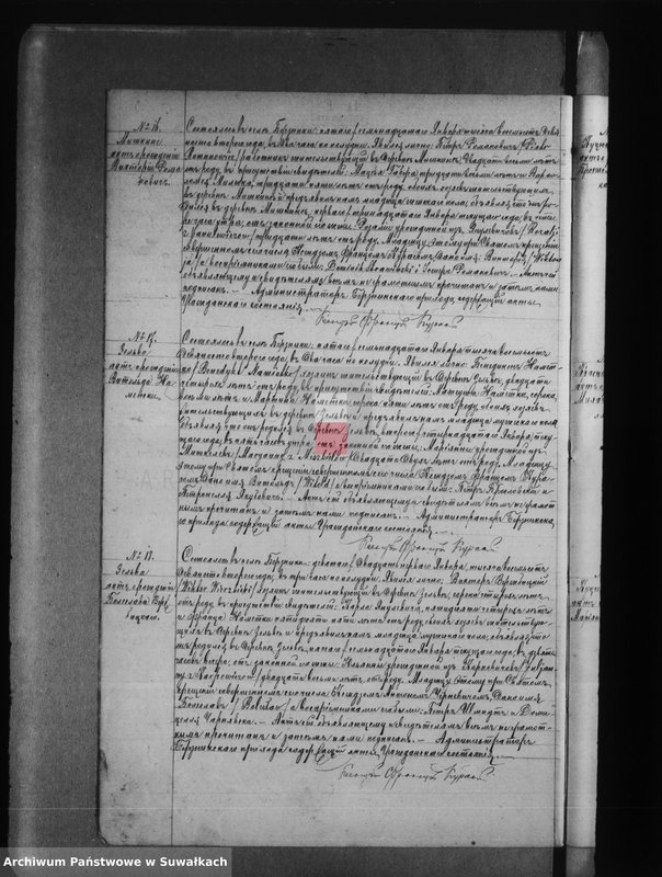 Obraz 10 z jednostki "Księga akt urodzeń, małżeństw, zgonów [parafii rzymsko-katolickiego w Berznikach]"