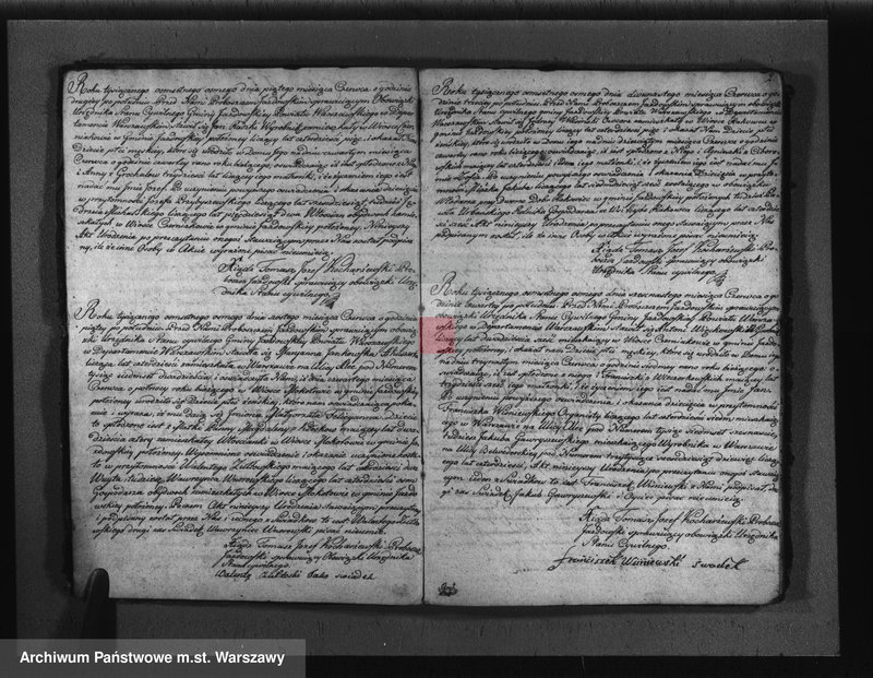 Obraz z jednostki "Akta urodzeń, małżeństw, zgonów"