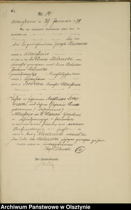 image.from.unit.number "Sterbe-Haupt-Register Nr 1 - 213"