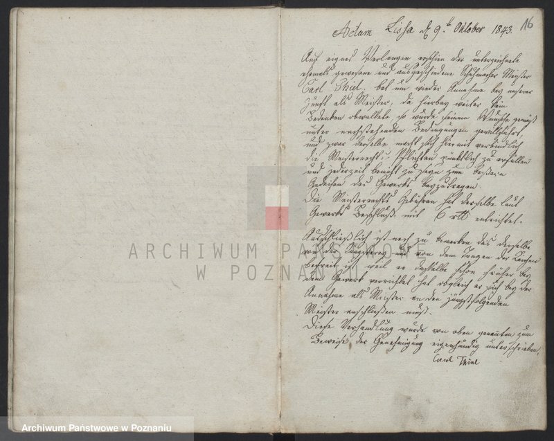 Obraz 15 z jednostki "[Protokolarz wyzwolin i przyjęć w naukę cechu szewców w Lesznie]"