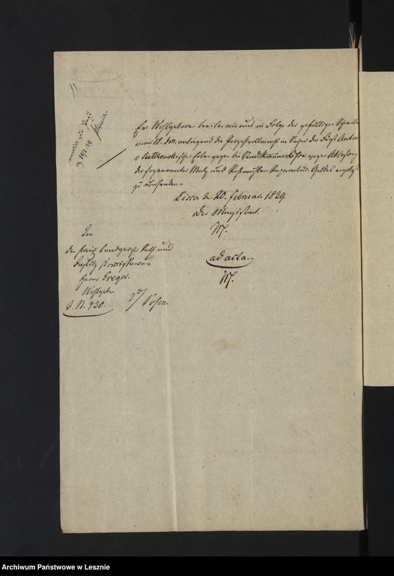 image.from.unit.number "[Die Prozesssache des Dominiums Reisen gegen die Stadtkommune und den Kgl. Fiskus wegen Ablosung der sogenannten Walz und Rustmühlenreparaturgelder]"