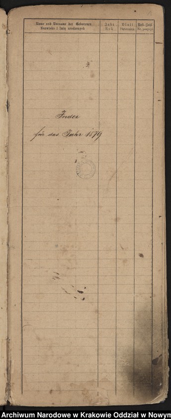 image.from.unit.number "Indeks do księgi urodzeń"
