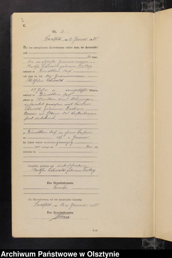 image.from.unit.number "Sterbe-Neben-Register Nr 1 - 29"