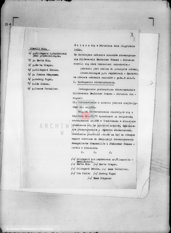 Obraz 7 z jednostki "/Hilfsverein Deutscher Frauen -Strzelno/"