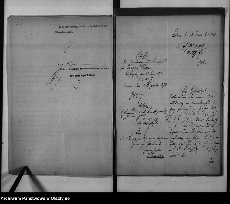 image.from.unit.number "Regierungssupernumerar Rogge [Walter]"
