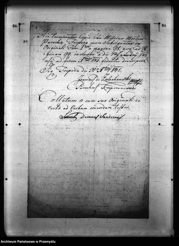 Obraz 10 z jednostki "[Kopie ksiąg metrykalnych parafii Międzybród (dekanat Sanok)]"