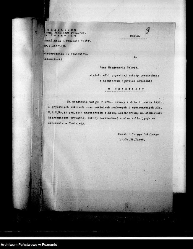 Obraz 12 z jednostki "Prywatna Szkoła Powszechna z niemieckim językiem nauczania - Chodzież"