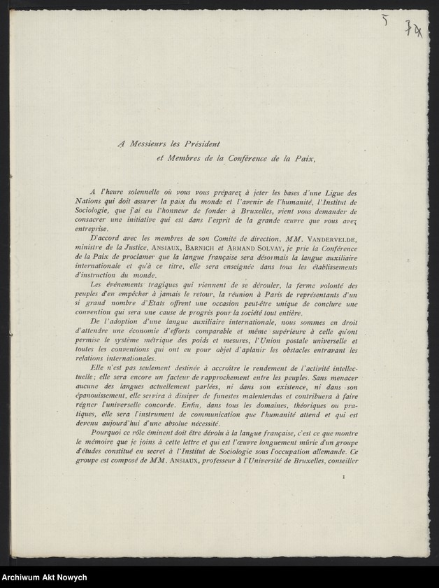 image.from.unit.number "Apele. Adresy organizacji społecznych do uczestników Konferencji Pokojowej, m.in. telegram kongresu P.S.L. "Piast" do Rady Najwyższej z okazji podpisania traktatu pokojowego"