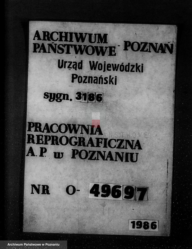 Obraz 1 z jednostki "/Nadzór nad lasami/ majątku Gębice powiatu czarnkowskiego"