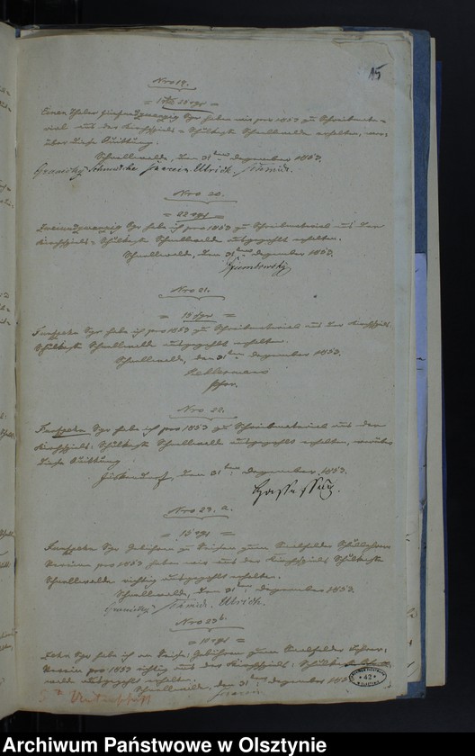 image.from.unit.number "Ausgabe Beläge der Kirchspiels Schulkasse"