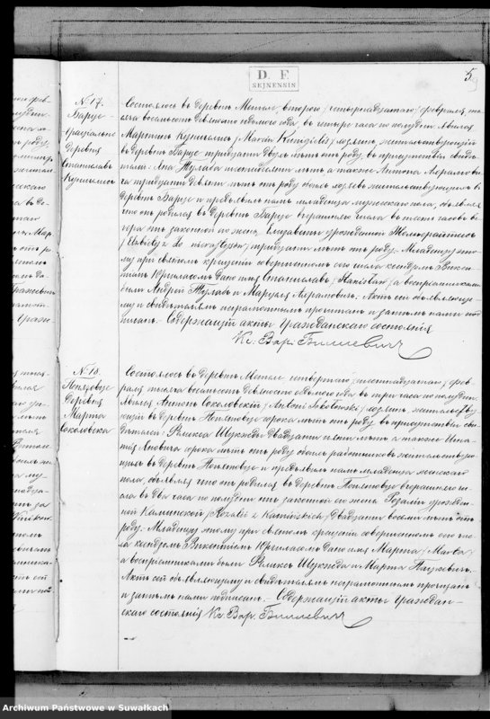 Obraz 12 z jednostki "Duplikat aktov graždanskago sostojanija Metel