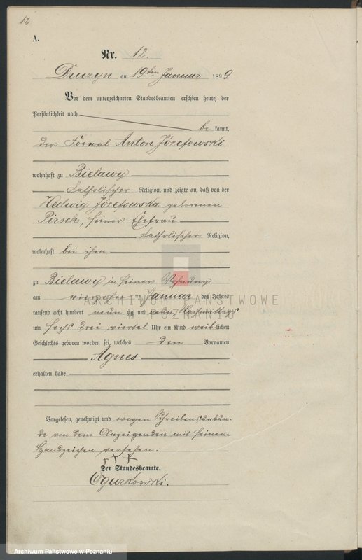 image.from.unit.number "Księga aktów urodzenia"