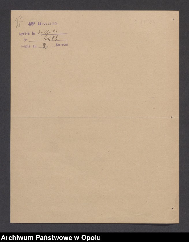 image.from.unit.number "/Korespondencja dotycząca spraw spornych: wypadki, incydenty - pisma, sprawozdania, raporty/ XI 1921"