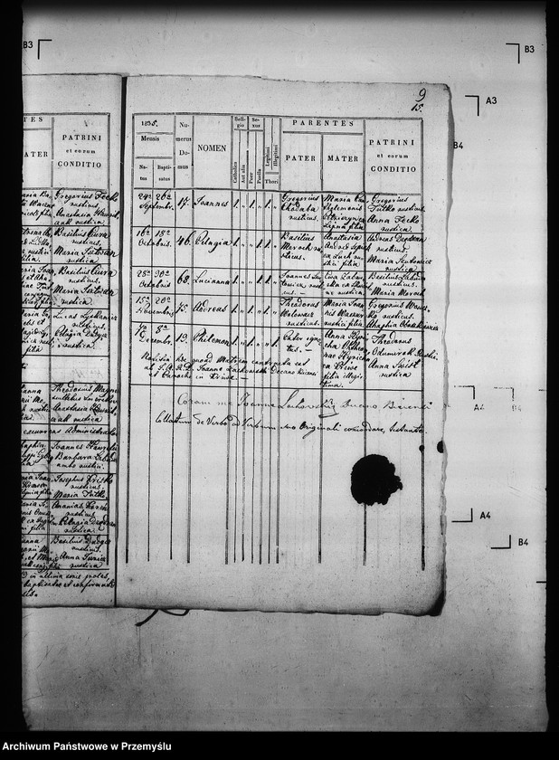 Obraz 15 z jednostki "[Kopie ksiąg metrykalnych parafii Regetów Wyżny z filiami Regetów Niżny, Skwirtne (dekanat Gorlice)]"