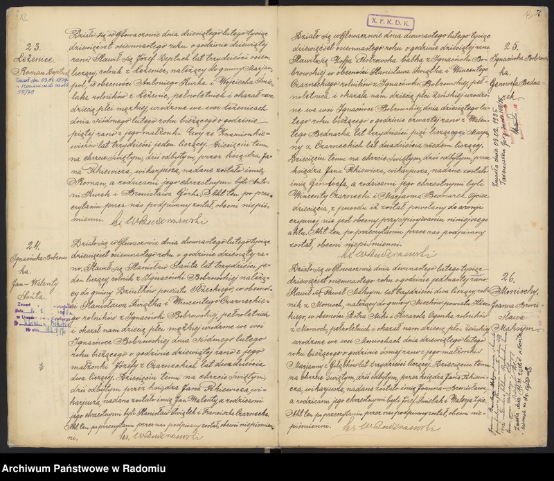 image.from.unit.number "Urząd Stanu Cywilnego w Głowaczowie Akta urodzeń, małżeństw, zgonów 1918 rok"